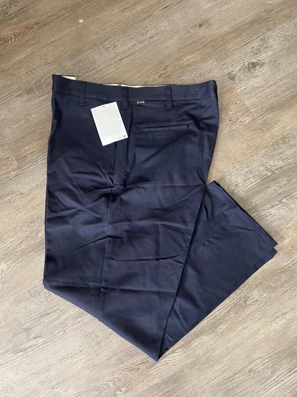 NEW Steelguard Essentials FR Pants Mens Navy Flame Resistant Chino 42x30